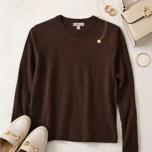 NWT J Crew Women's Chocolate Merino Sweater